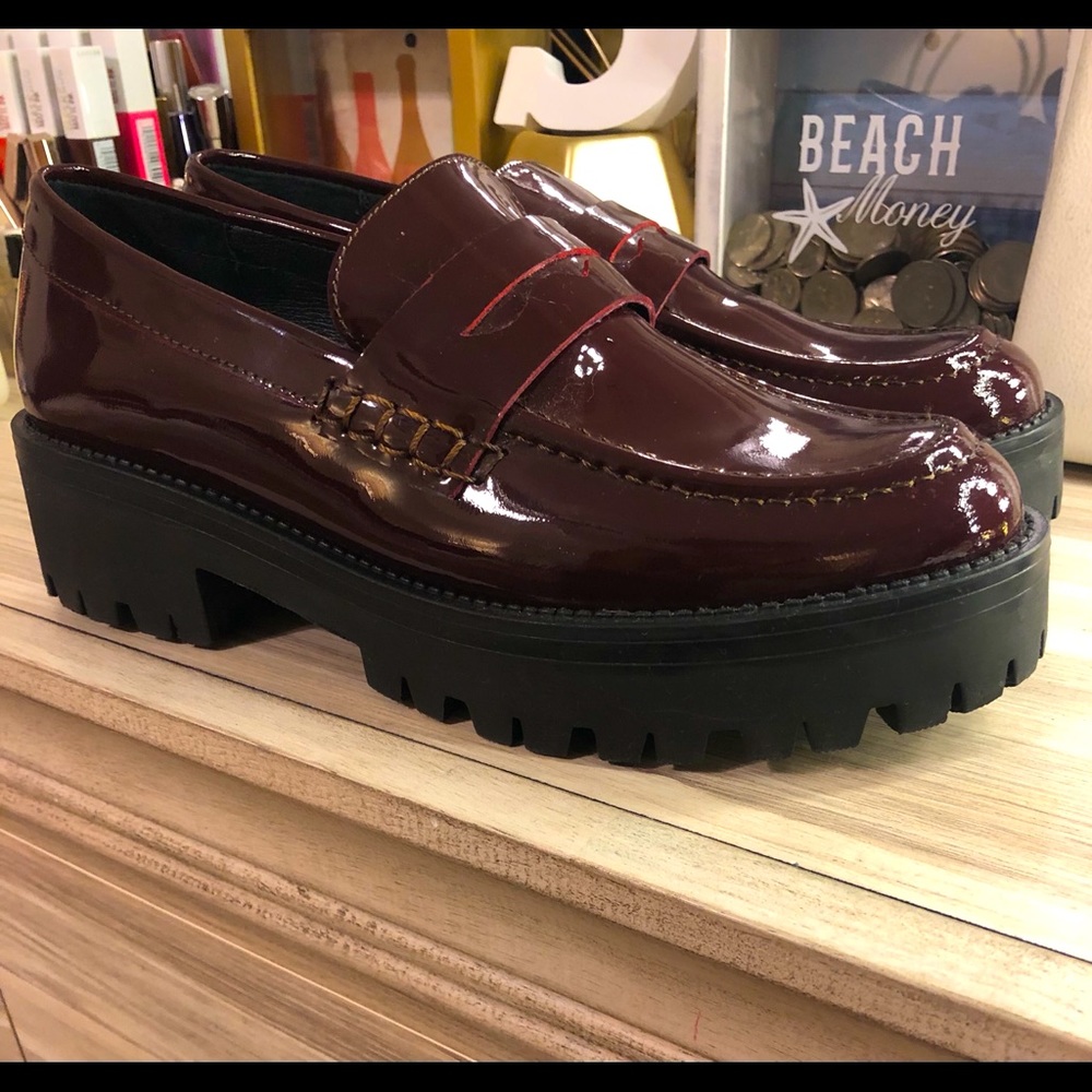 Steve Madden platform loafers